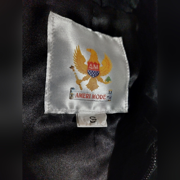 SOLD Black Suede Leather Blazer In Perfect Condition - Medium - Picture 8 of 8